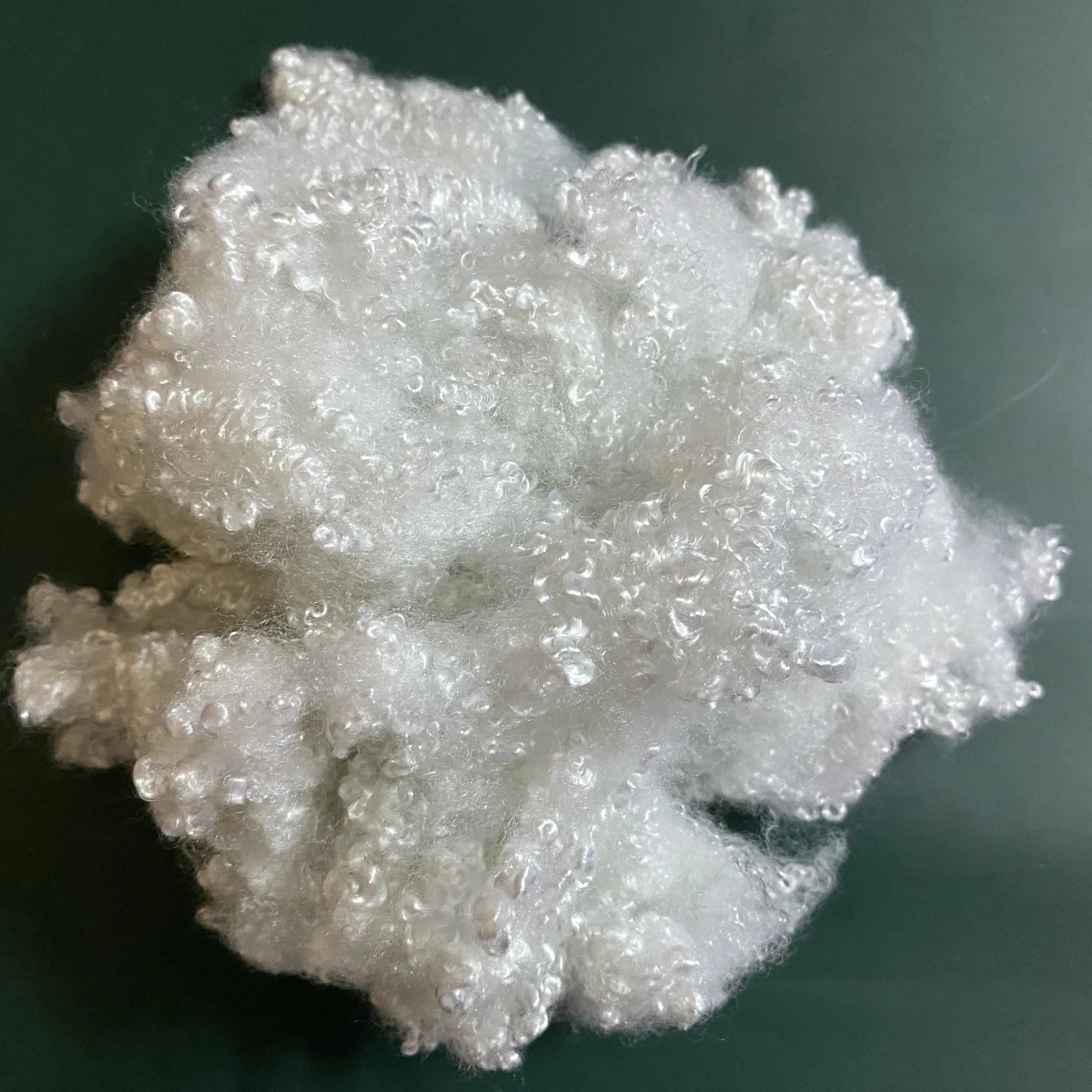 Wholesale Recycled 3D HCS White Hollow Conjugated Siliconized Polyester Staple Fibre HCS Filling for Toy Sofa Blanket Duvet