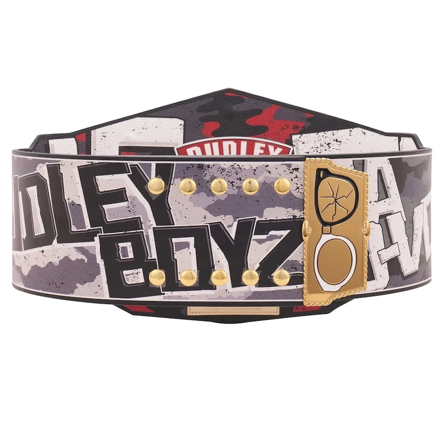 The Dudley Boyz Signature Series World Championship Title Belt Wrestling Boxing Mma Authentic Wear Universal Championship Belt