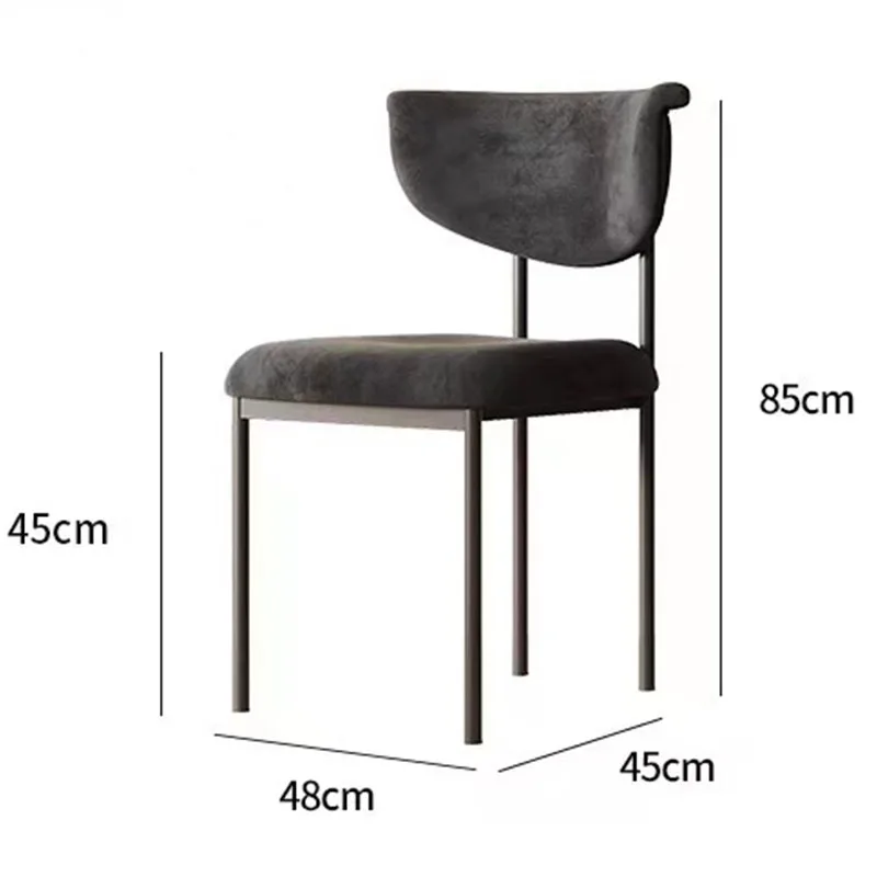 Лидер продаж Кожаная подушка обеденное кресло для гостиной кафе с металлическими ножками Sillas Comedor