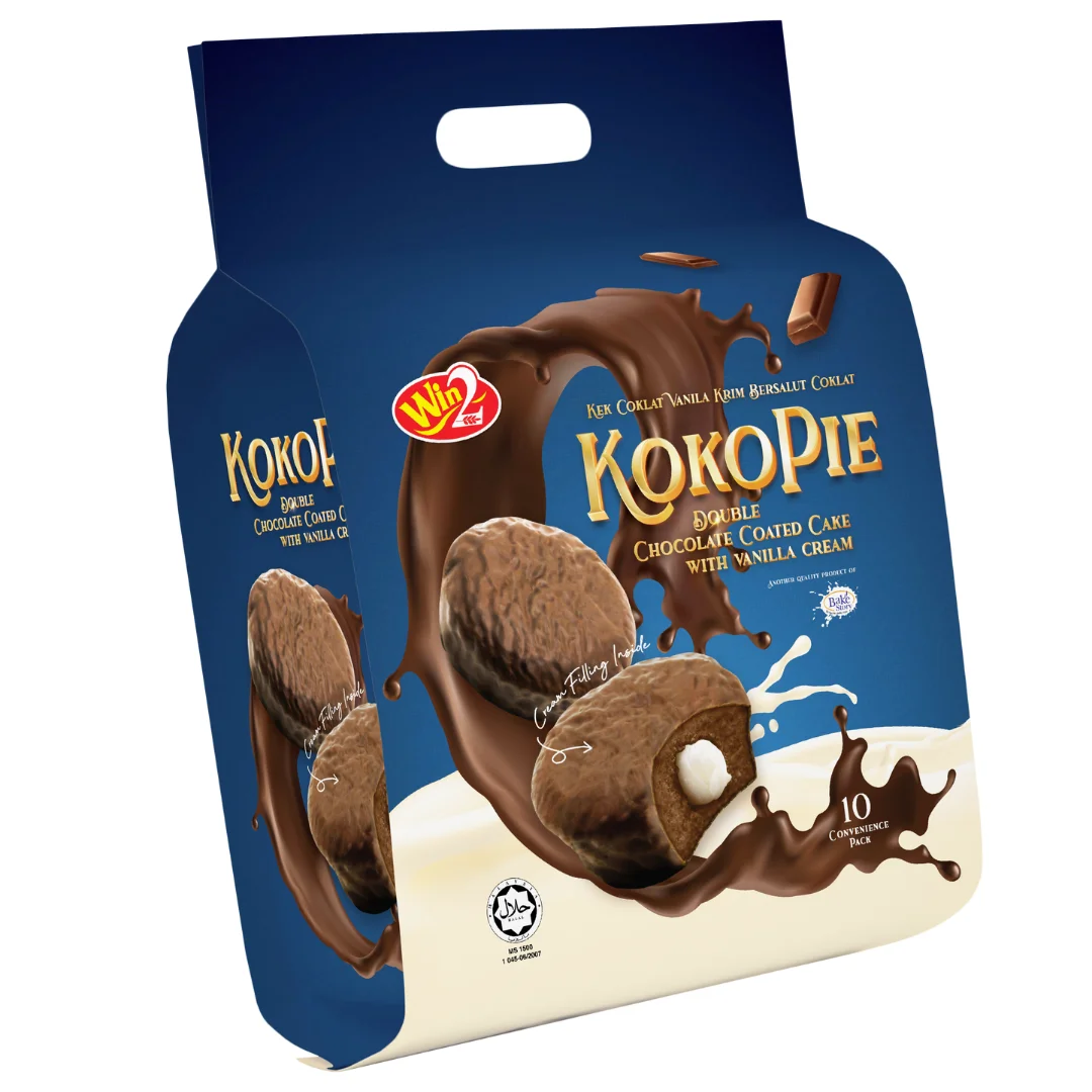 Yummy Win выпечка истории Kokopie двойной шоколадный торт с ванильным кремом 20 Г x 10 пакетов из малайзии