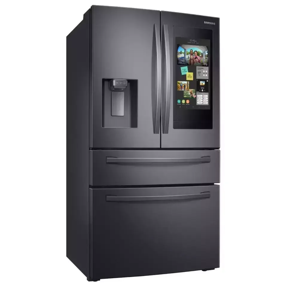 Бонус цена 28 cu ft 4 Фур французская дверь холодильник с сенсорным экраном из нержавеющей