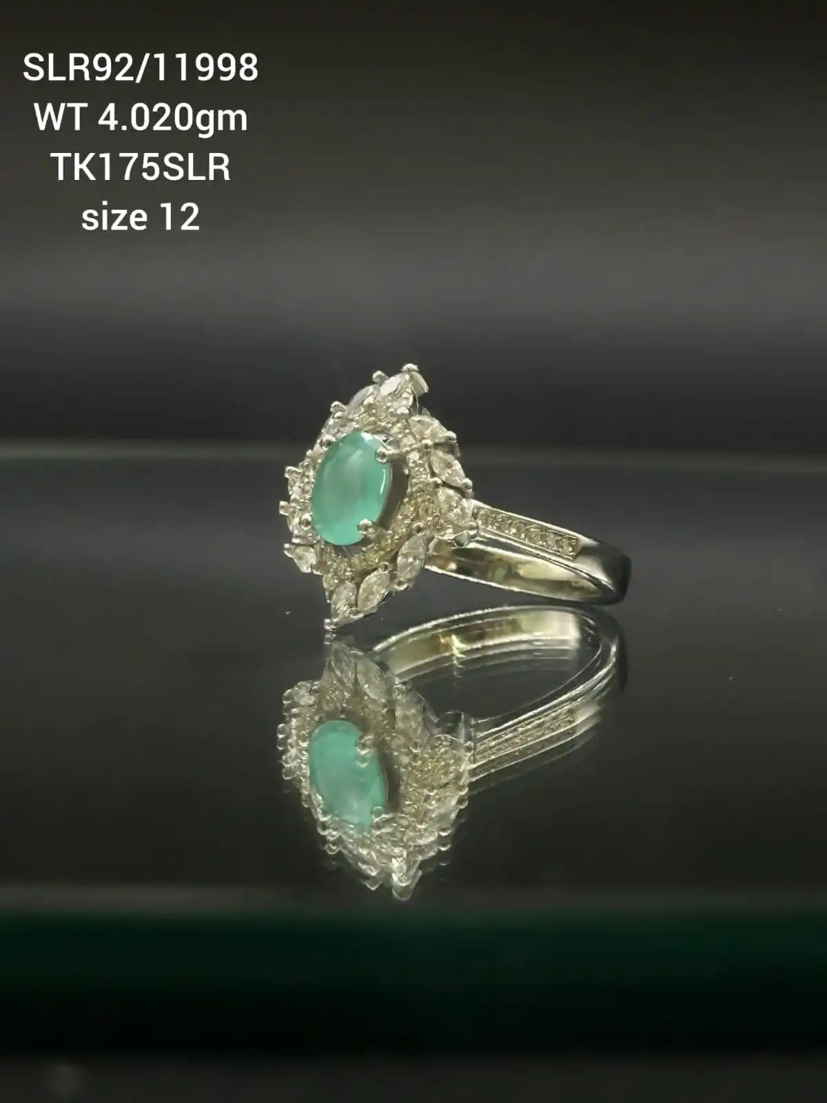 2024 Mixed colored crystal gemstone womens ring light luxury beautiful  zirconium ring micro-inlaid S925 silver gemstone ring