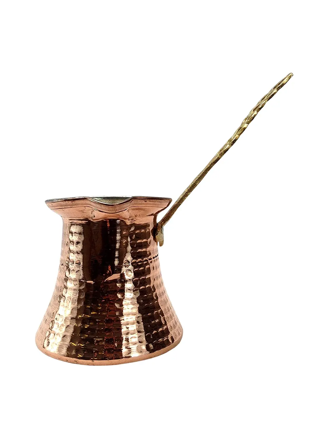 Hot Selling New Hand Hammered Thick Solid Copper Turkish Coffee Pot Arabic Greek Stovetop Coffee Maker