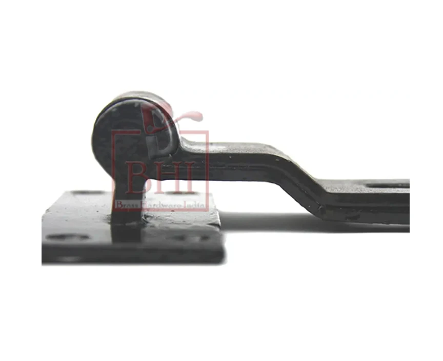 FORGED IRON GATE HINGES Black Heavy Duty Hook and Band (495mm)