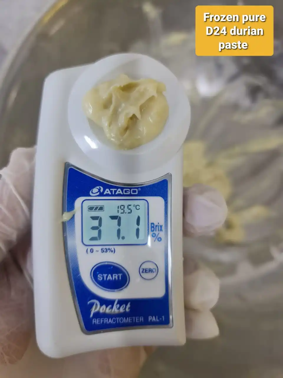 Frozen Malaysia D24 Durian Seedless Pulp