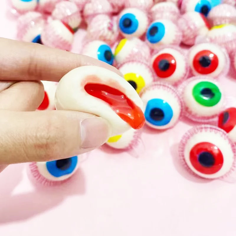 Candy Wholesale Candies  Eye Ball Gumy Candy and Sweets Confectionary Ball Jelly Eyeballs Gummy Jelly Soft Candy