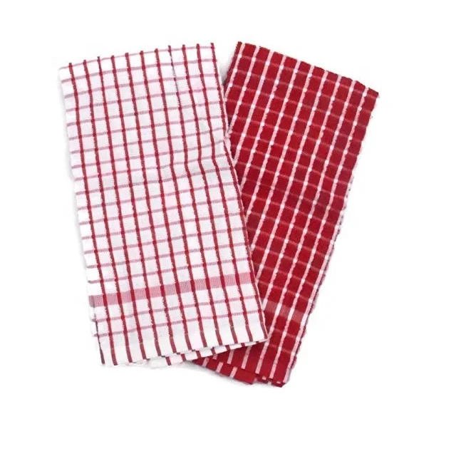 High Quality Woven Cotton Small Kitchen Tea Towel Dish Cloth