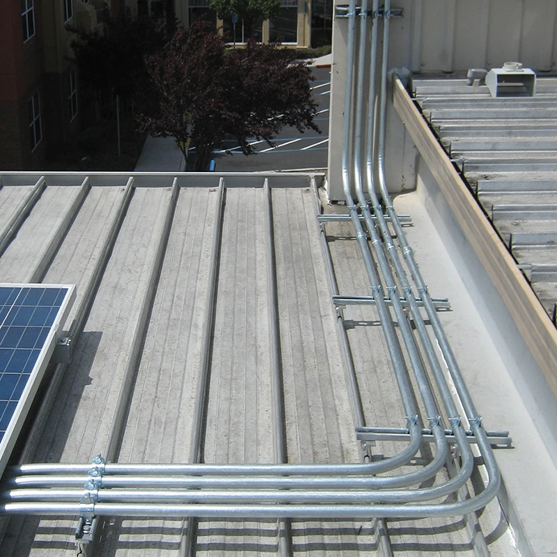 EMT Tube Steel Conduit Pipe Electrical Metallic Tubing 25mm Conduits Fittings Galvanized Tube