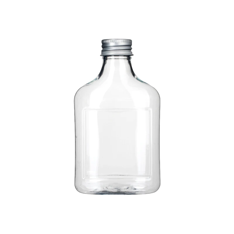 Mini 60ml 100ml 150ml Unbreakable PET liquor Bottle 500ml Reusable Plastic Pet Bucket Bottle Beverage Bottle