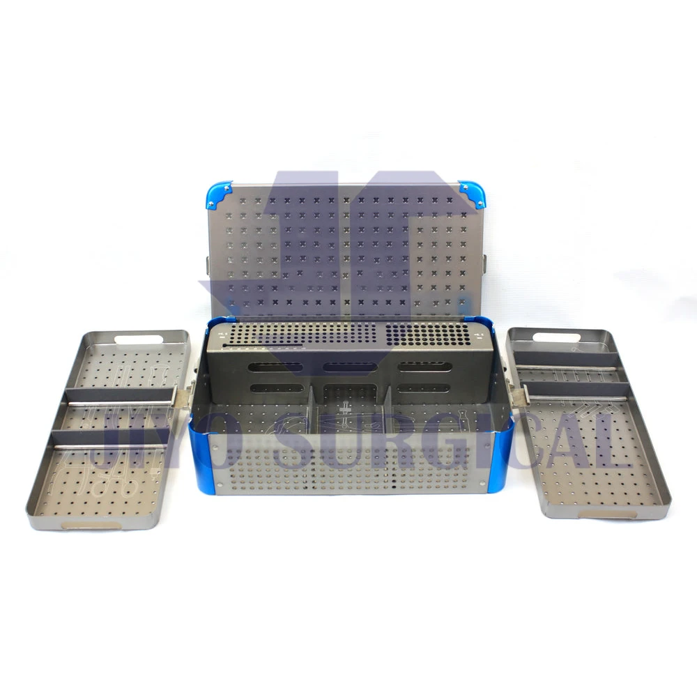 CE ISO Approved Instrument Boxes Empty Aluminum DHS and   Large Sterilization Box Best Quality Surgical Supplies Hot Sales