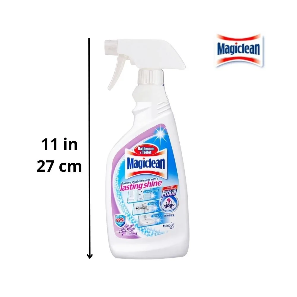 Wholesale Japan Technology High Foam Removes Tough Dirt Cleaner Mgc Bathroom &Toilet Lavender Trigger Spray 500ml