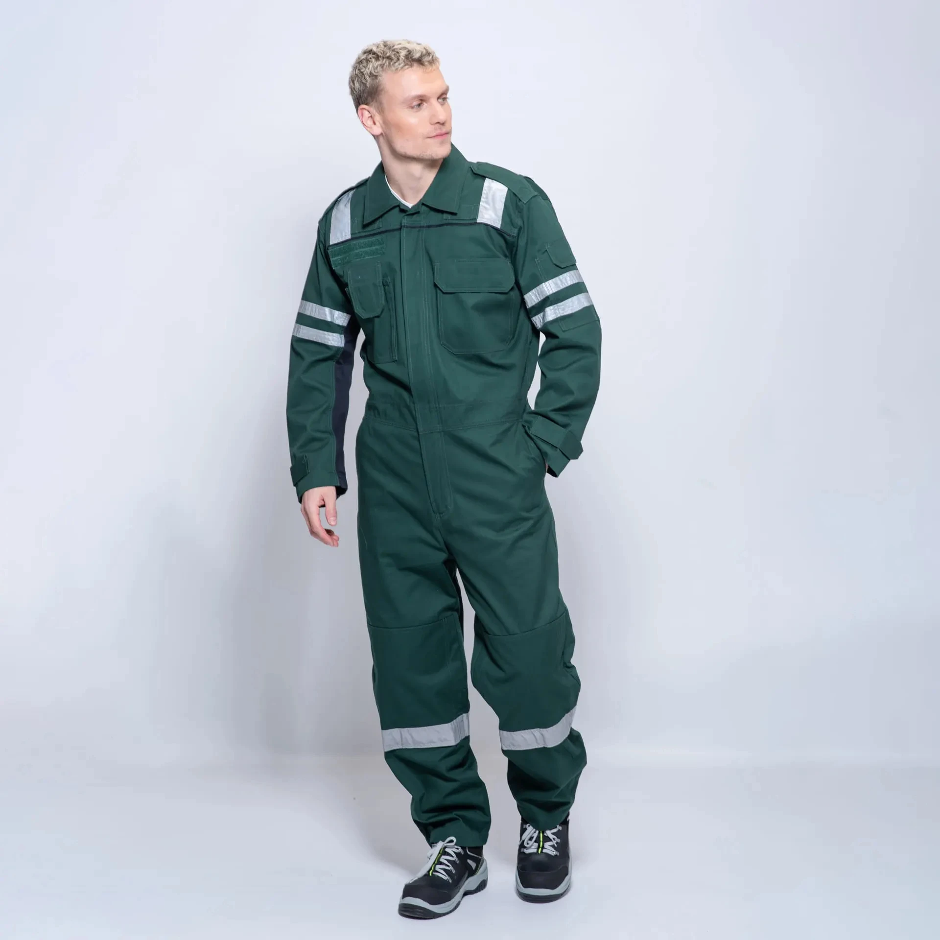 Breathable Flame Retardant Work Coverall / Fire Resistant Workwear / FR Workwear for men at wholesale price