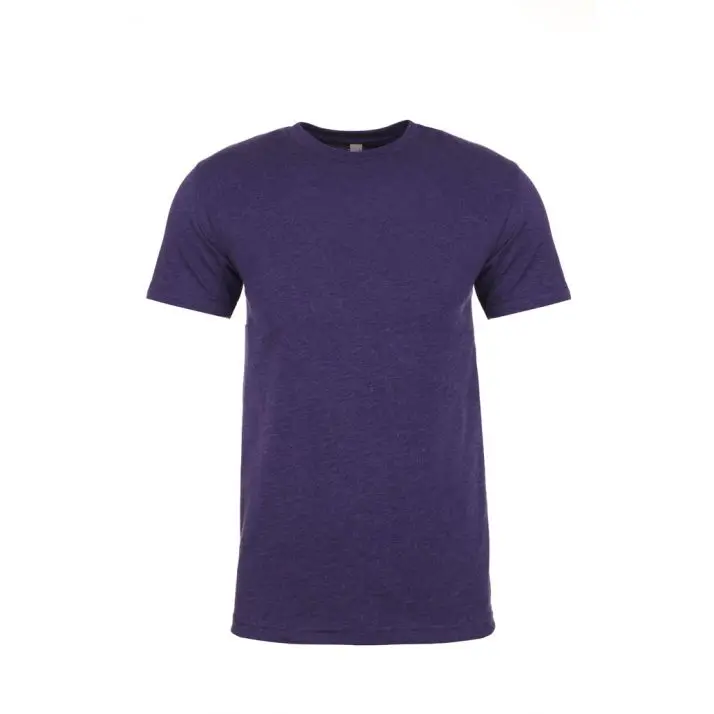 Royal/navy blue tri blend crew neck t shirt hot wholesale price best manufacturer Bella canvas clothes t shirts (10000009002042)