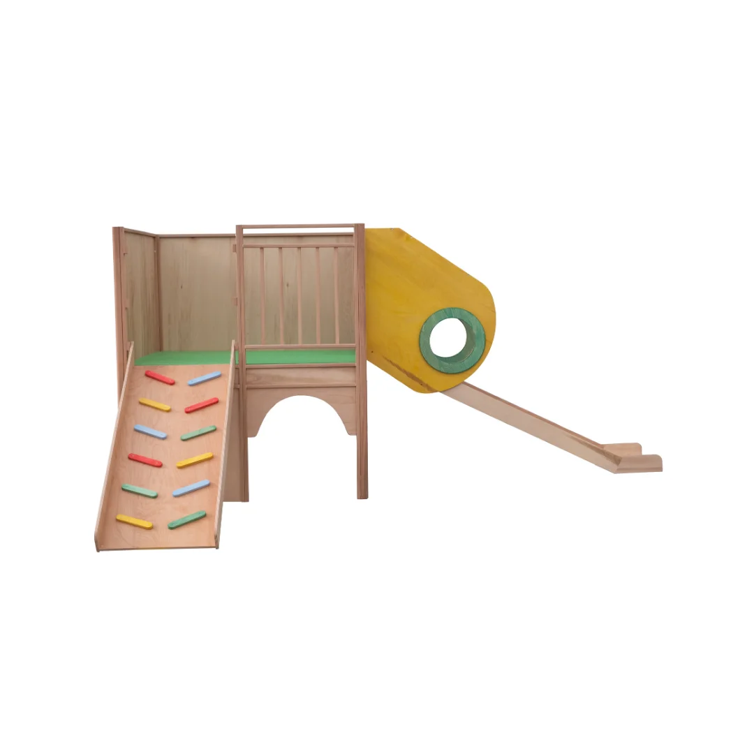 Indoor Playground Wooden Play Area Happy Kids Playing Made of Beech Wood High Quality Furniture for Kindergarten Amusement