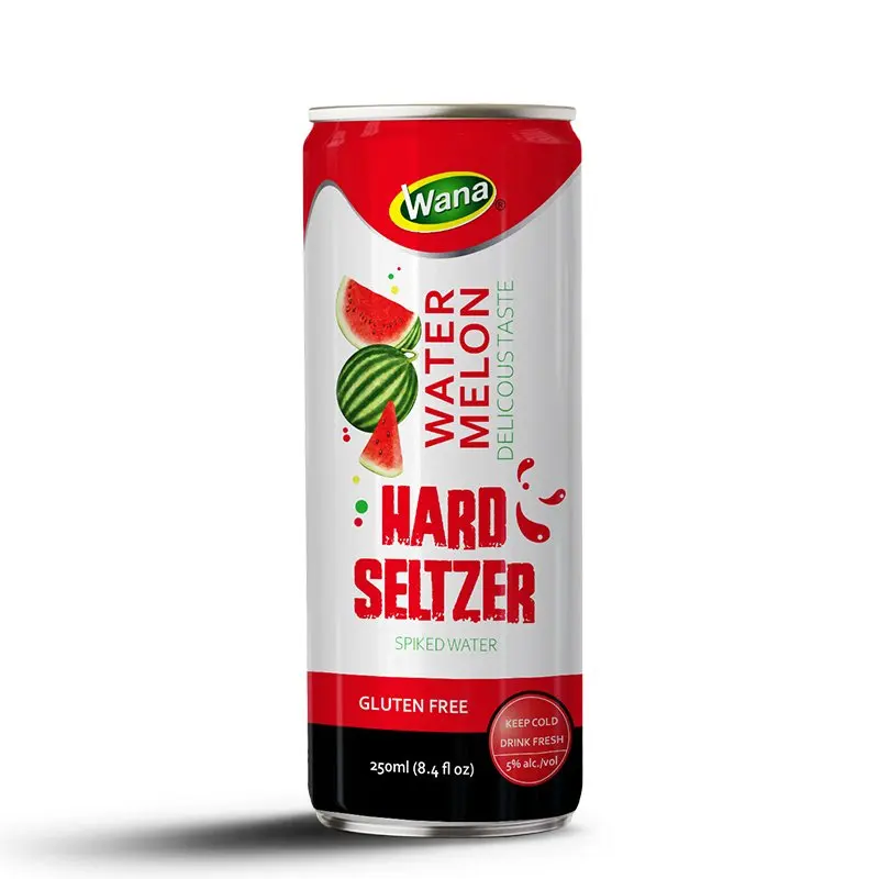 OEM Private Label Hard Seltzer Drink with Lime and Lemon Flavor Top Trending 500ml Beverage from Vietnam Filtered Processed