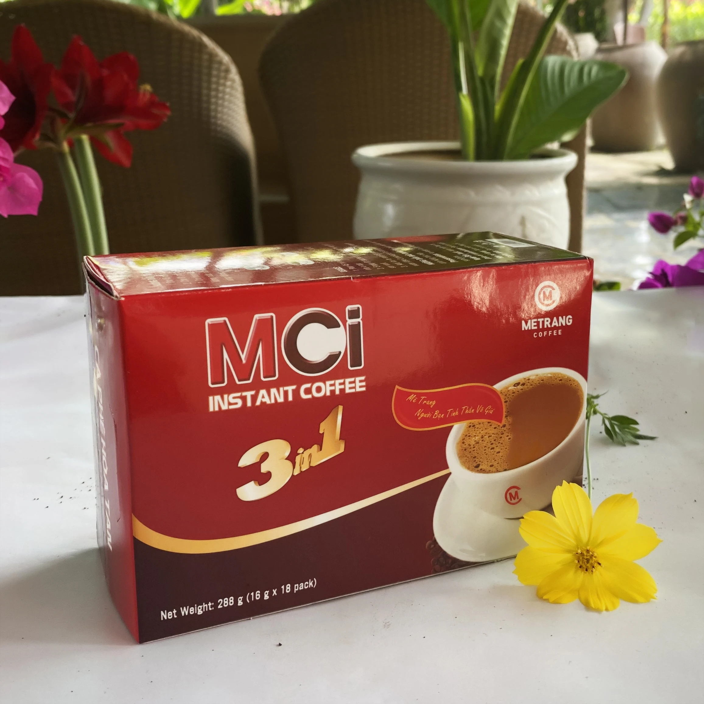High Quality Price Reasonable Tasting Mellow Manufacturer instant coffee 3in1 Instant coffee 3in1 - 18 sticks/ box From Vietnam