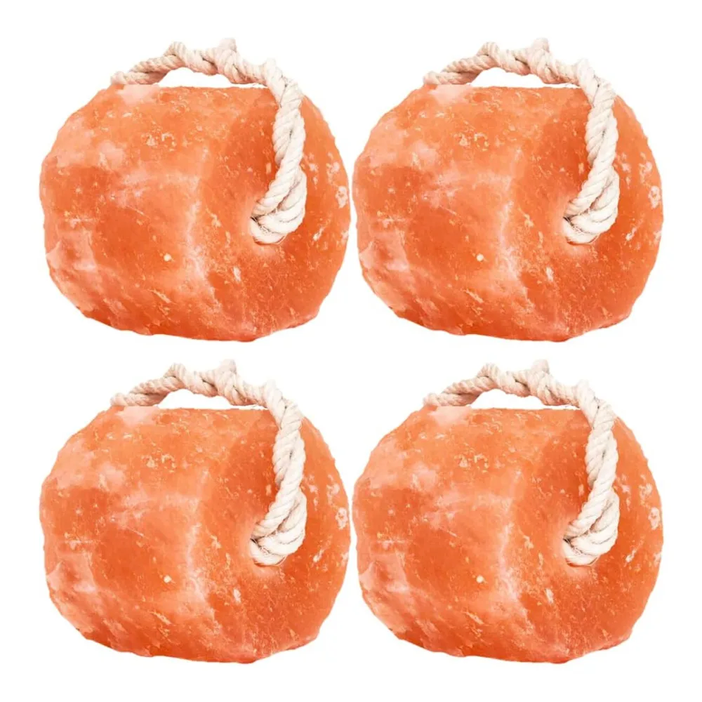 Himalayan Salt Natural Minerals Block on Rope for Horses,Cattle Live Stock Long Lasting Pink Salt Lick By CAVALRY SKT COMPANY