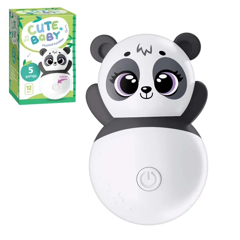 CUTE PANDA MUSICAL TUMBLER TOY 5 songs