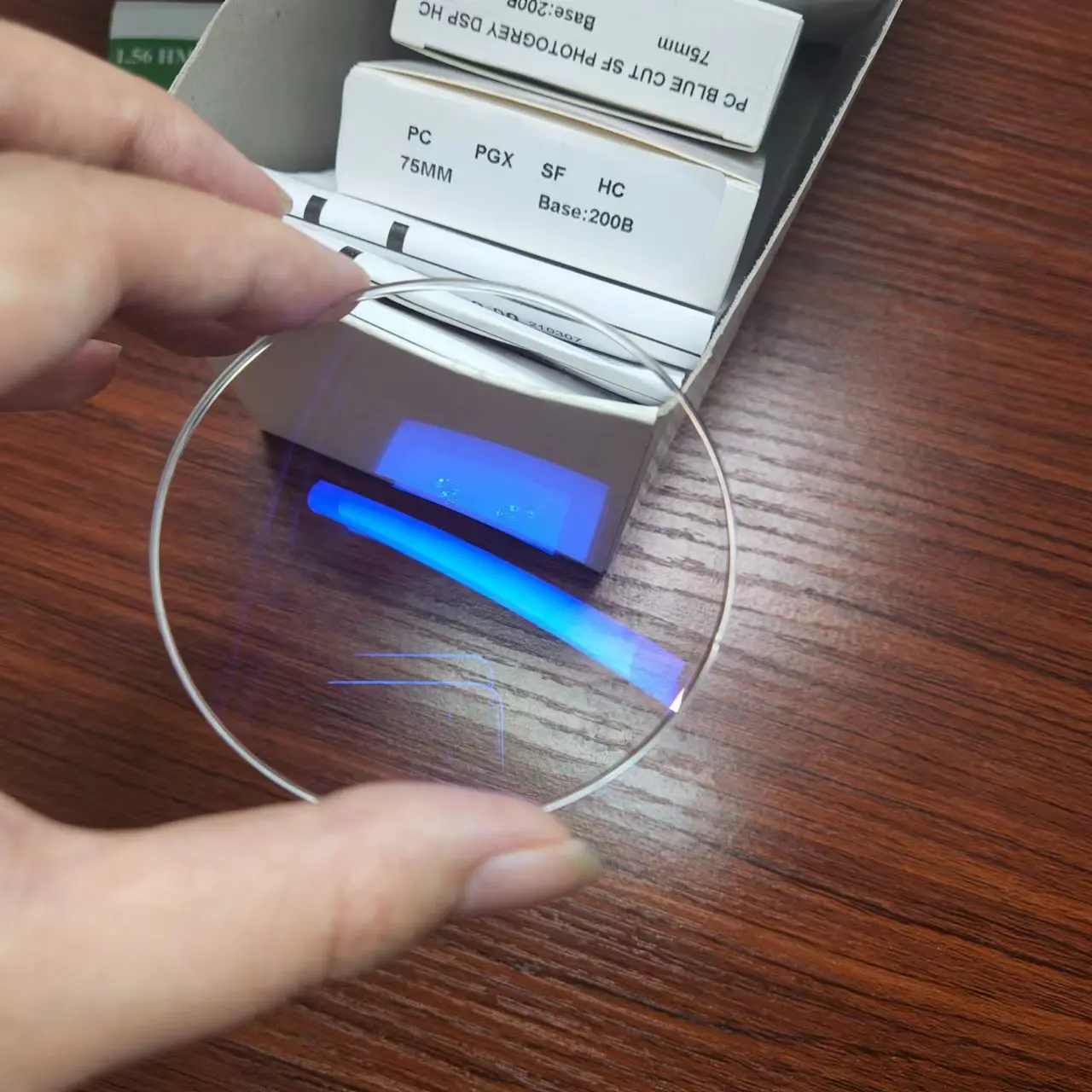 CR39 1.56 Resin Plastic Optical Lenses CRMC Blue Coating AR HMC Blue Light Block Anti Blue Ray Blue Cut Lens For Glasses Eyewear