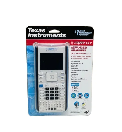 New  Texas Instruments TI-Nspire CX II CAS Color Graphing Calculator with Student Software