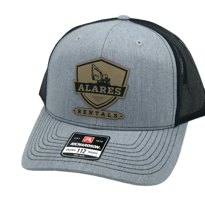 Wholesale Trucker Hat Custom Logo Hat Bulk Custom leather Patch Bulk Hats Leather Patch Design Logo Made in Vietnam