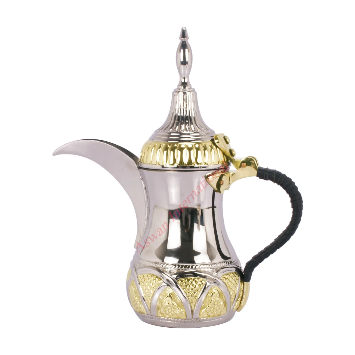 Huge Quantity Selling  dallah sets coffee tea pot cawa cups base sets long spout dallah tea pot sets