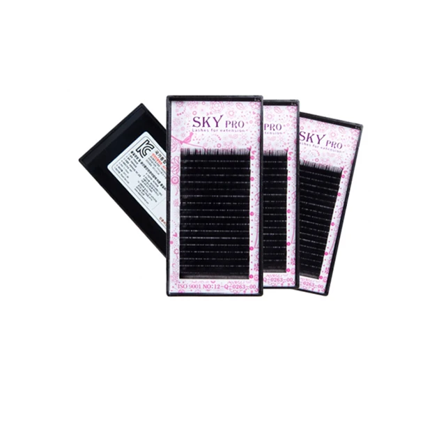 High Quality and Hot Selling No lost for any lashes by high quality of double side tape and luxury Sky Lash JC Curl