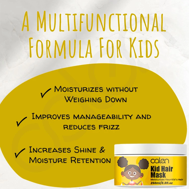 Oalen Private Label Natural Organic Care Kids Conditioner 250ML Curly Shampoo Hair Mask