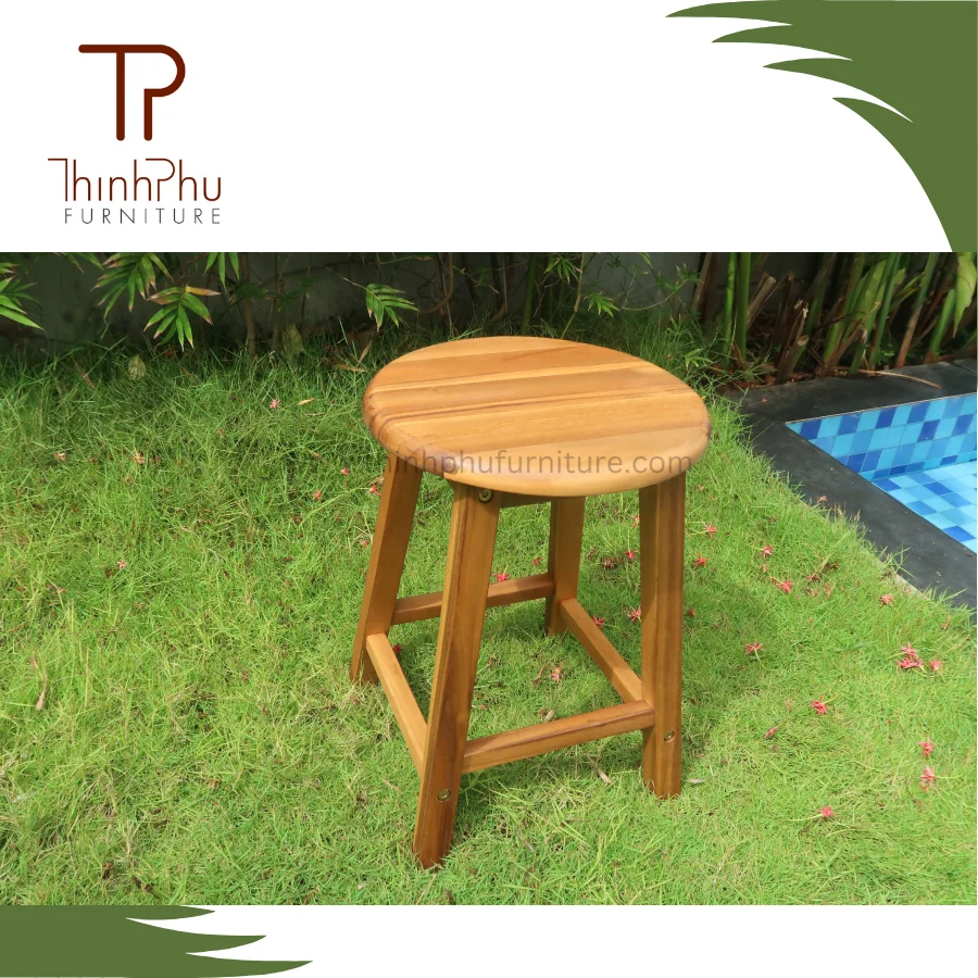 Luxury Modern Dining Stools Chair Eco-friendly Wooden Bar Furniture from Vietnam Made of Carton Wood
