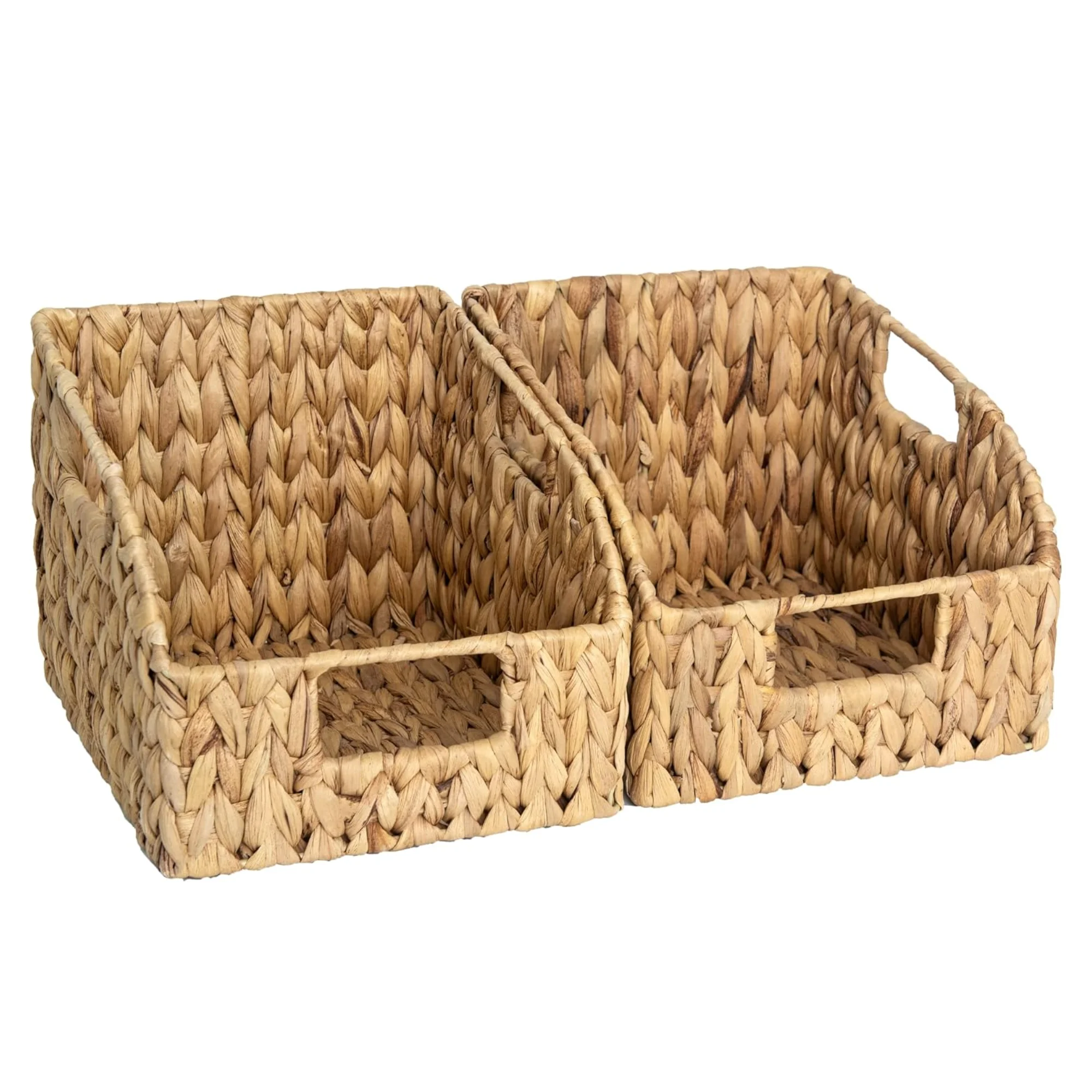 Best Price Wholesale Water Hyacinth Wicker Storage Basket Handmade in Vietnam for Kitchen and Room Decor