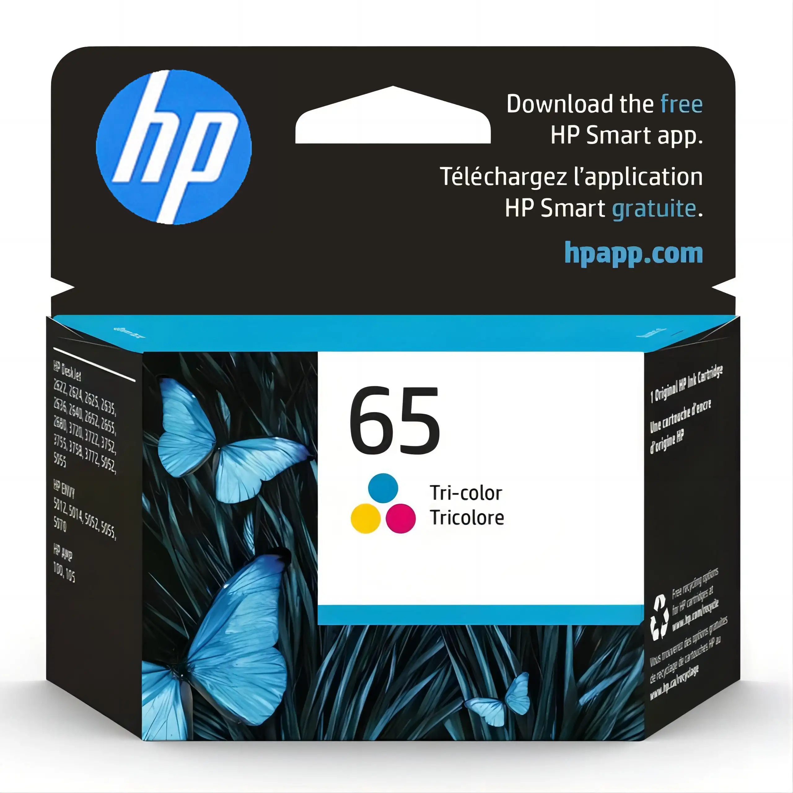 HP 65 чернильные картриджи для Ink Tri-color - 1 упаковка