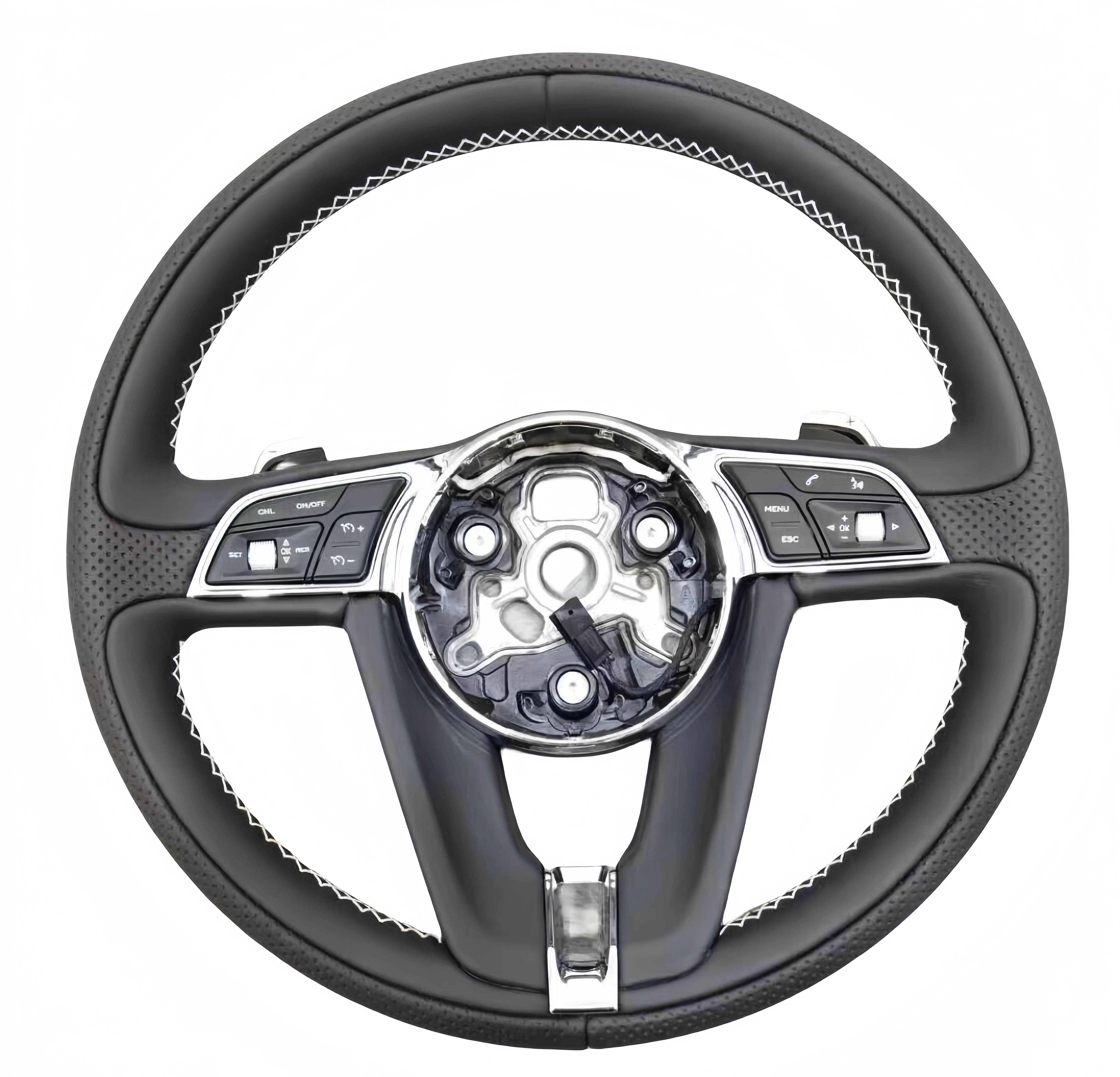 Luxury Customized Leather Steering Wheel For Bentley Continental GT Flying Spur Steering Wheel Old Upgrade New Style