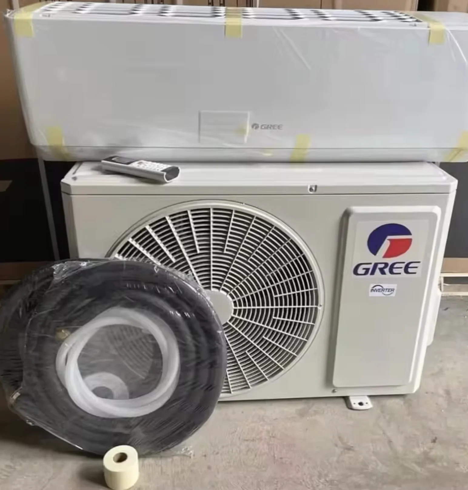Cheap Price Gree 110V 12000BTU 24000BTU Heating Cooling Home Use Inverter AC Set Split Wall Mount For Sale In USA, Canada, Chile