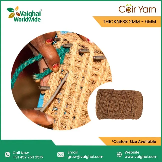 Gro-Med Coir Yarn At Best Price | Buy High Quality Coir Yarn for Your End Use Directly from the Largest Exporters.