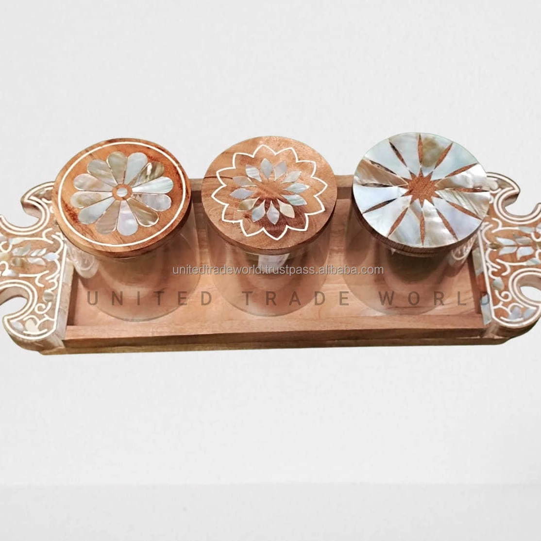 Ramadan Blessings Await Win A Beautiful Wood Tray And Container Jar Box Giveaway By United Trade World