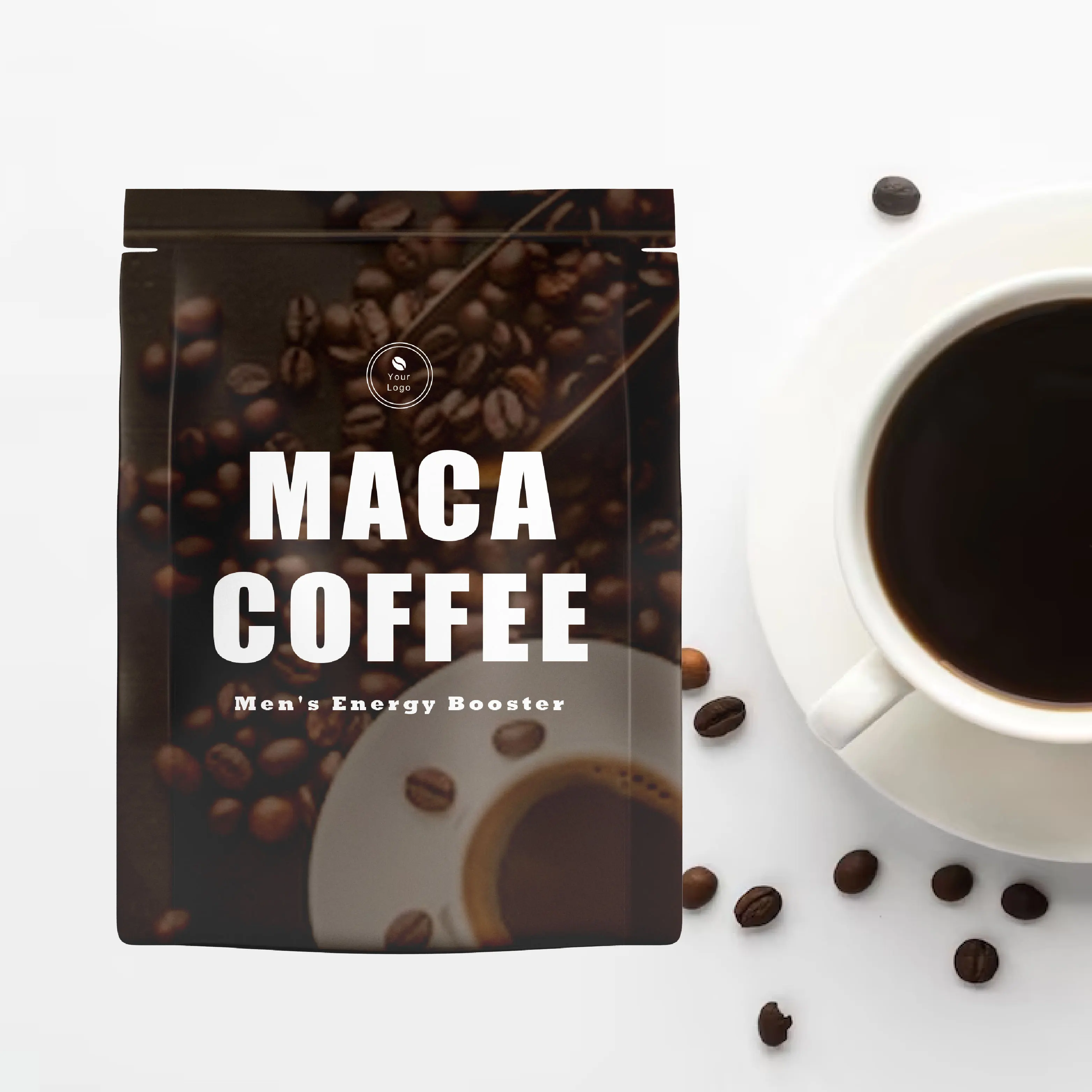 maca energy coffee for men health supplement powder