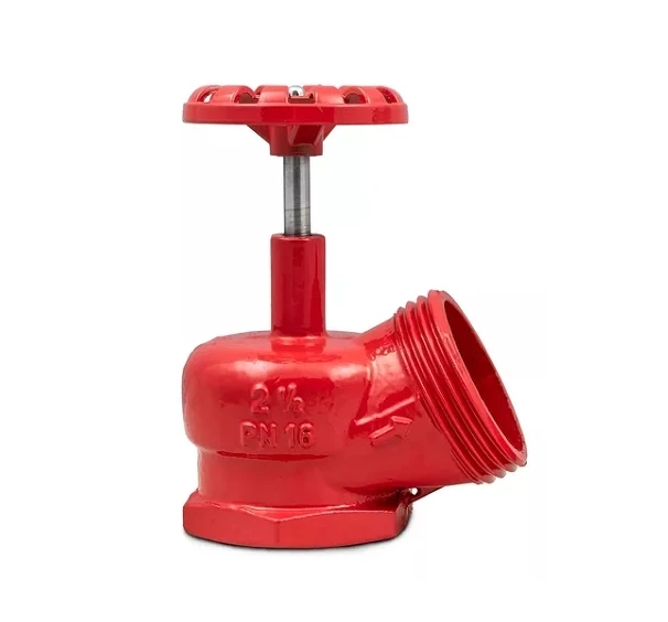 China Factory 45° 2-1/2 Inch Angular Globe Register Angle Valve  PN16  Globe Angle Valve