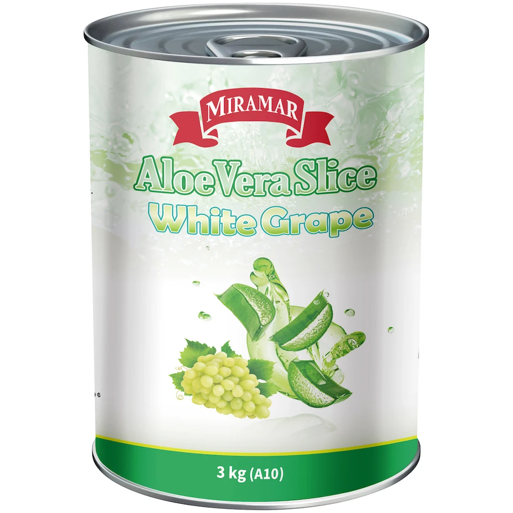 Aloe Vera in white grape fruit juice 250ML TIN CAN