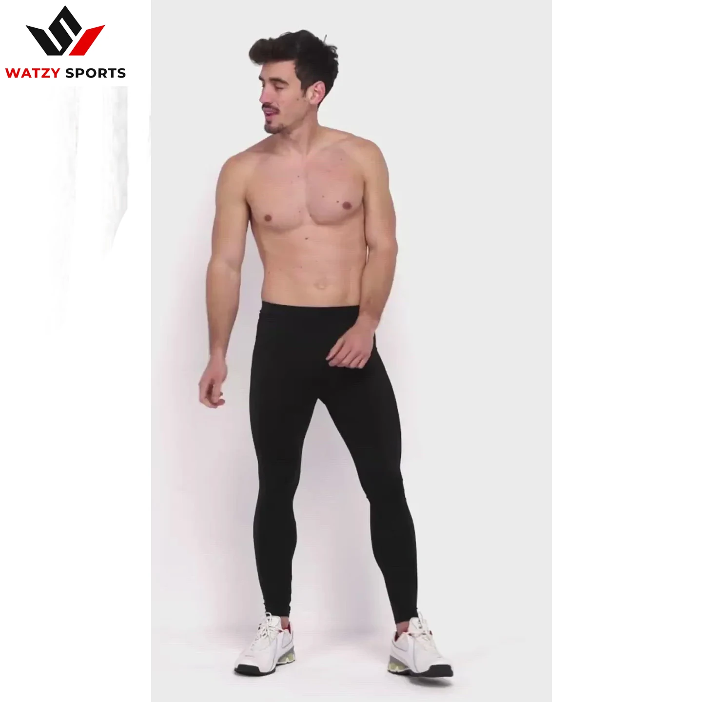 Custom Quick Dry Running  Compression Leggings For Men Fitness Tights Long Fitness Gym Leggings Compression Pants