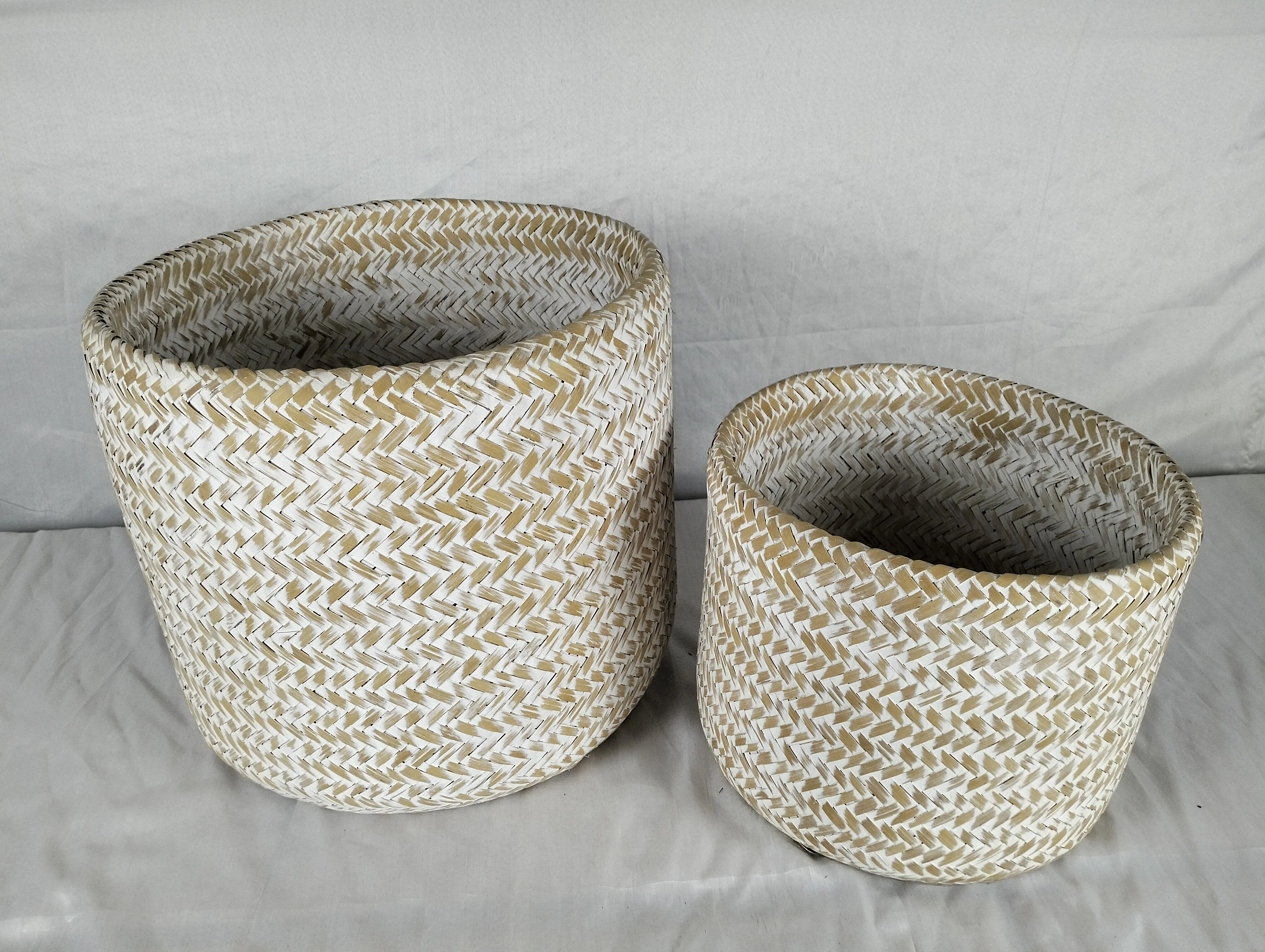 Rattan Bamboo Storage Basket Custom Woven Basket Cheap Price From Vietnam
