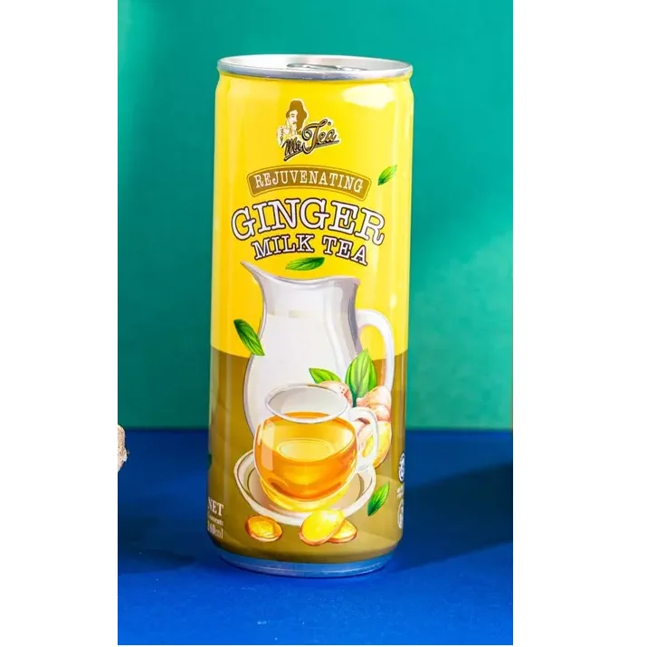 Natural Ginger Flavor Energize Blended Instant Bulk MR TEA Ginger Milk Tea 240ml x 24c from Malaysia