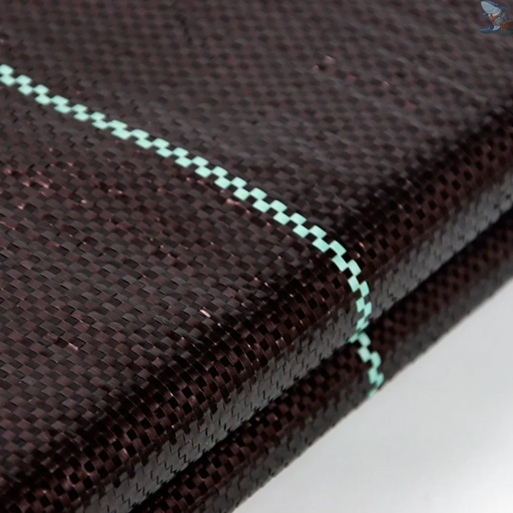 Anti grass woven plastic fabric heavy duty black PP ground cover for agriculture weed matting