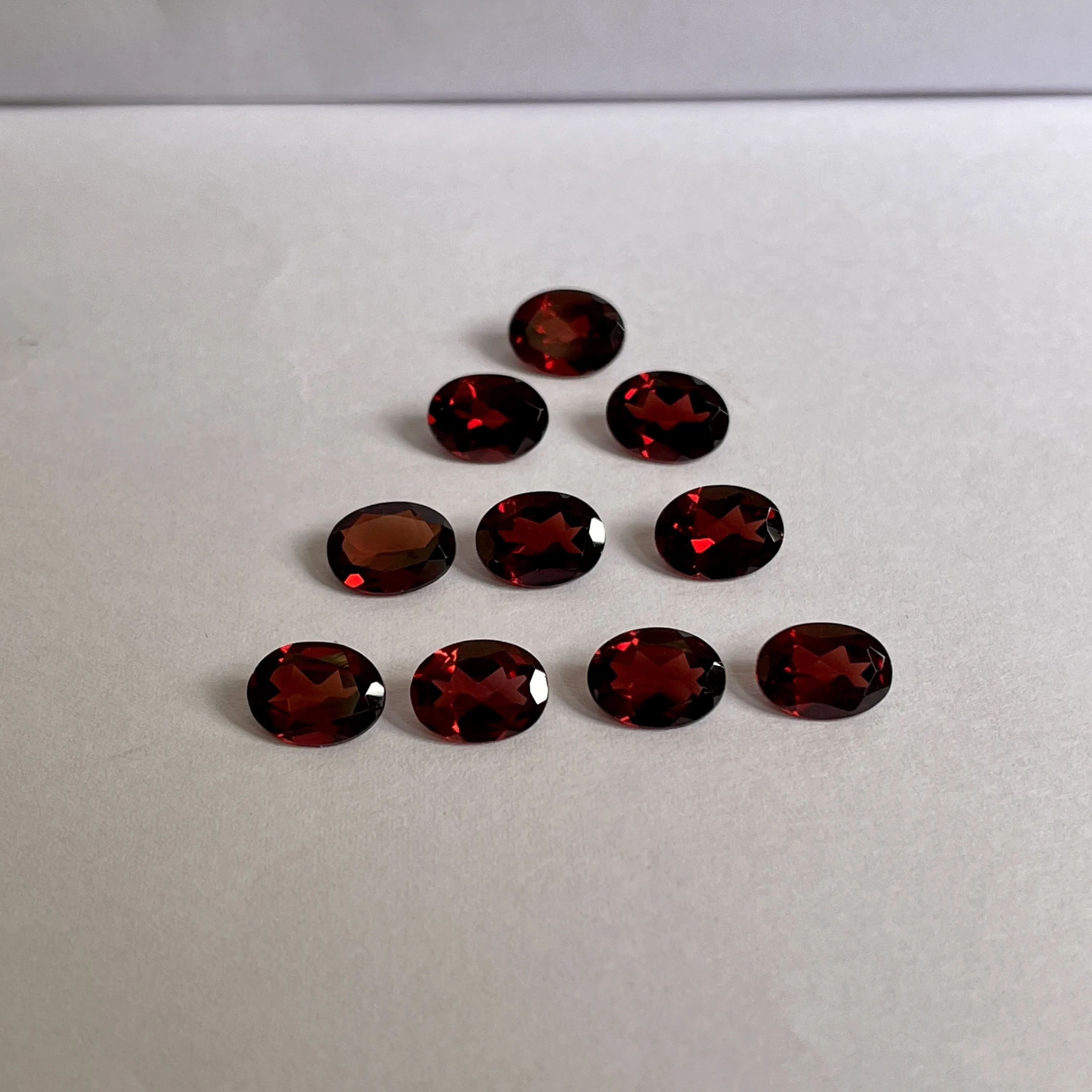 Garnet 6x8 Oval Faceted