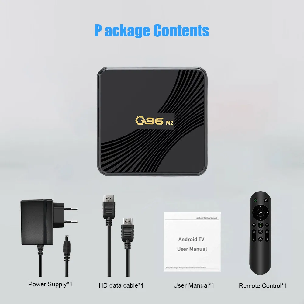 BYINTEK Android TV Box Q96 M2 Ultra 4GB+32G Optional Android 11 Set-Top Box 2.4GHZ 5.8GHZ 4K 2023 Tv Boxes