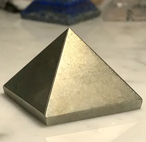 Gemstone Pyramids | Pyrite Gemstone Pyramids Healing Pyramids