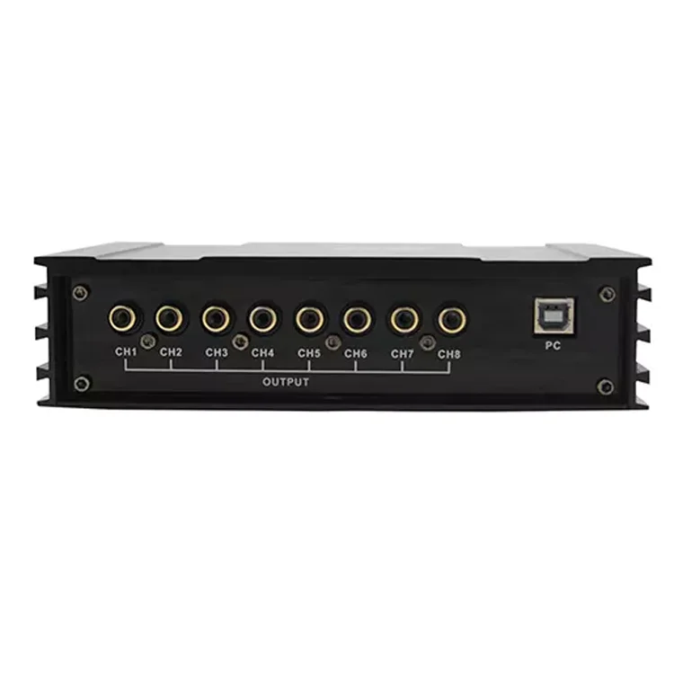 Class AB Digital Equalizer Sound System 4 Channel Speaker DSP Audio Car Amplifier For  Car Sound System