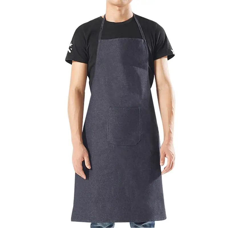 Premium Quality Chef Aprons 100% Cotton Chef Plain Blank Calico Kitchen customized Sizes Colors Logos Wholesale ODM