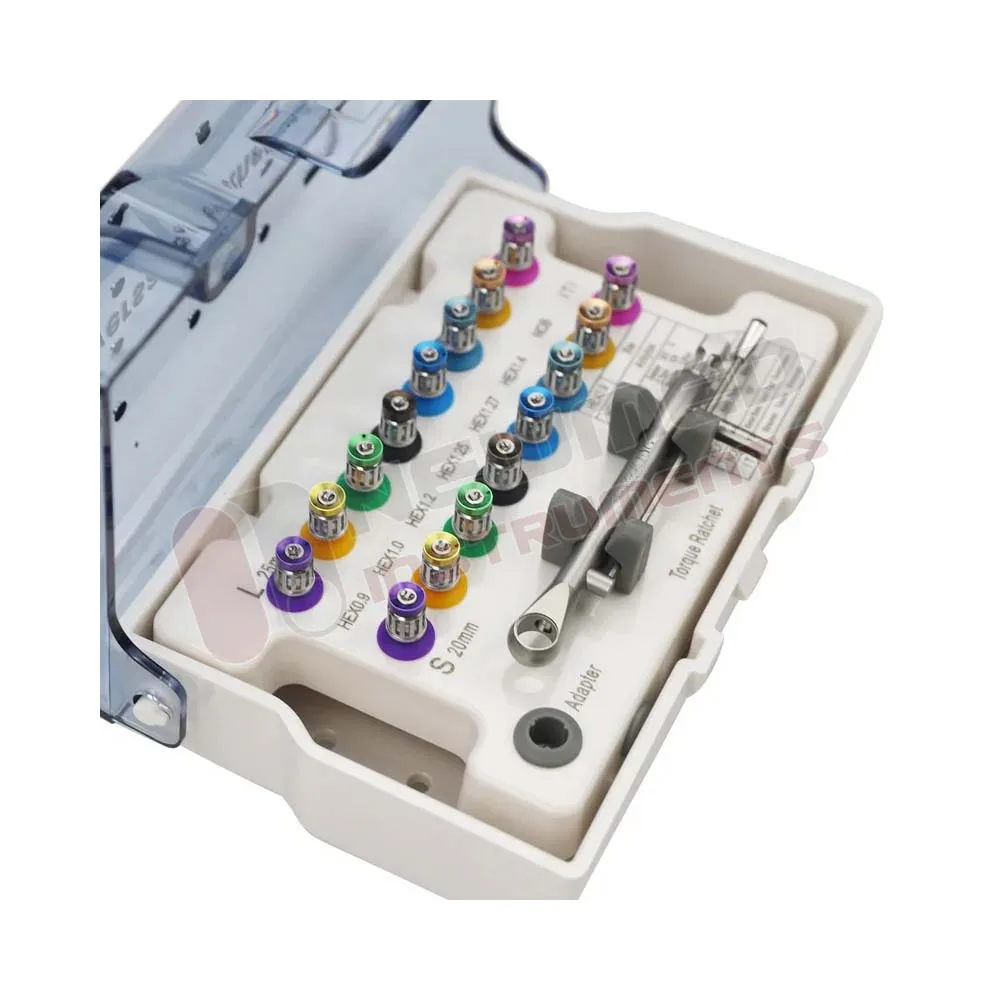 Dental Universal Implant Torque Screwdriver Wrench Prosthetic Restoration Kit Dentistry Lab Implant Tool 10-70N cm