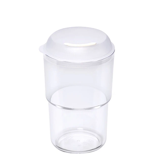 Korea Selling in Hot Product Fashionable Mug Coffee Cup Cafe Customizable Tumblers Reusable PMMA Tumbler 500ml