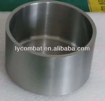 Resistant to high temperatures W-1 99.95% tungsten crucible/tungsten pot/tungsten basket